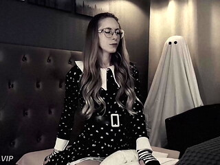 Halloween Wednesday riding and her sounds are amazing
