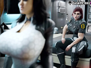 Cartoon fantasy with a twist - Miranda gets it from behind