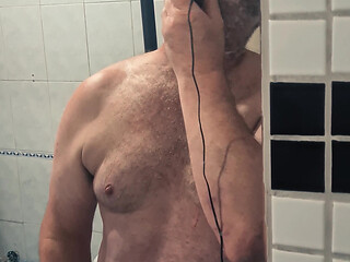 Before the Fight - Silver Stepdaddy Boxer POV