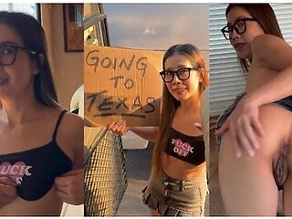 Asian Milf Gets Fucked By White Man In A Campervan For A Free Ride To Texas