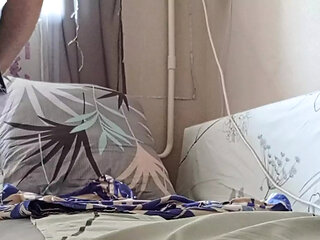 Insatiable mother-in-law masturbates her big pussy with sex toys