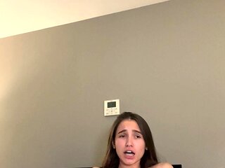 SMALL TIT BRUNETTE TATTOOED TEEN GIRLFRIEND CAUGHT IN SHOWER
