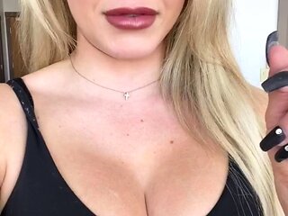 Amateur blond girl with big boobs getting fucked