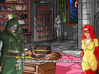 Doom fucks Angelica's tight asshole - doomination gameplay
