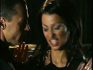 Hot brunette gets caught having a dirty affair with her boss