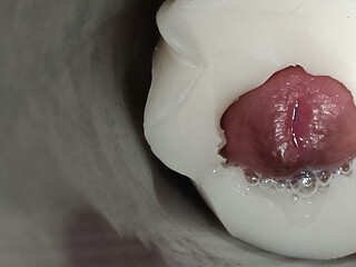Internal view: vulva twitching and ejaculation 1