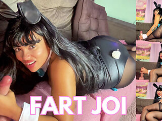 Easter Bunny Girl Farts on Your Face JOI with Countdown