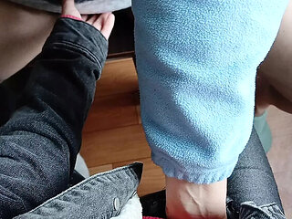 Hot Lesbian Couple Mutual Masturbation - Homemade POV Orgasm
