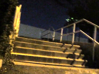 Risky Nighttime Parking Lot Jackoff and Cum