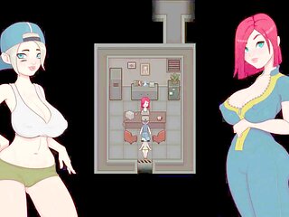 Anime scene with a dildo on the wall, fully uncensored