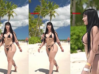 Argentinian Bikini Bimbo Fake Ass Fake Boobs