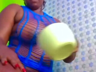 Nasty girl in the shower