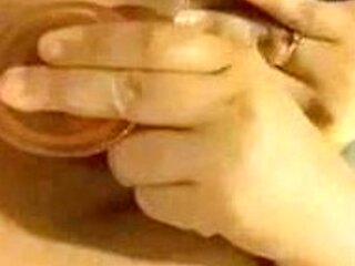 Amateur close up ass toying