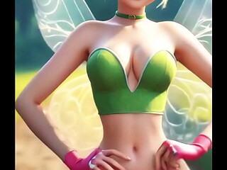 Tinker Bell'_s secret look...  AI-generated