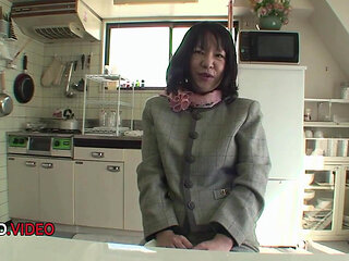 Kiyoe Majima's Sensual Playtime: Vibrator Action on Her Hairy Pussy