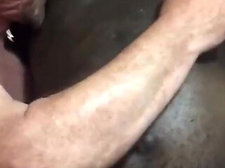 White Fingers Younger Black Husbands Big Butt and Works His Tits