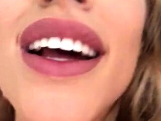 Blonde tight pussy babe solo toy fun in glamour masturbation
