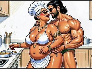 My New Maid Feeding Me And Entertaining Me