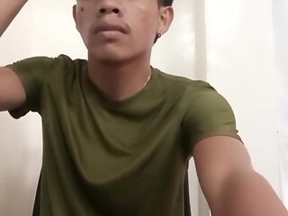 Pinoy Twink Gets Horny at Home