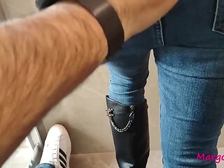 My Friend's Wife Catches Me in the Bathroom Touching Myself...i Fuck Her Hard Against the Wall