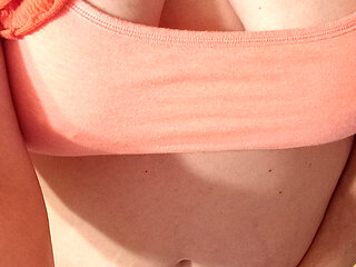 Transgender Goddess Princess Udders watches porn