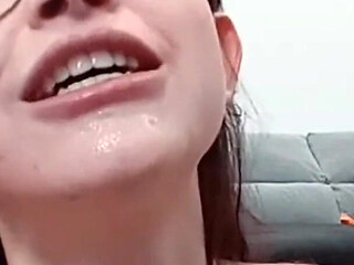 Fetish Cum Play Gargling Swallowing