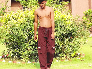 Indian boy masterbation in a bathroom and enjoying his life with big dick