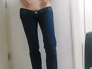Japanese MILF Low-rise Jeans