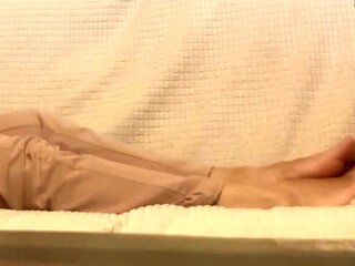 Stare at Her Gorgeous Feet and Jerk off