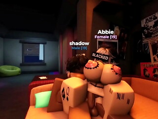 Fucked Roblox slut fill her with my cum!