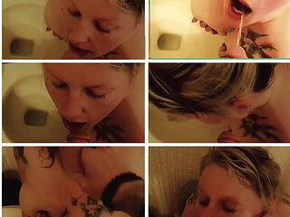 BBW gets a mouthful of piss