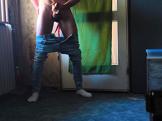 Wank Solo Thomas. Big Dick Jerked off
