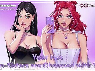 Car Toon In Your Hot Step-sisters Are Obsessed With You! Feat. Yumprincess [audio Porn] [threesome