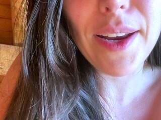 Hot brunette from squirt masturbating on webcam