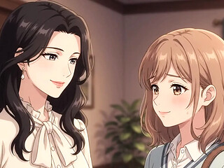 Quiet college girls explore their new bond at night
