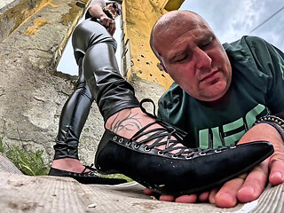 Lick Your Mistress's Shoes, Slave!