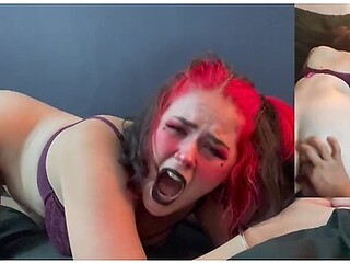 Anal Goth Slut Gets A Big Facial