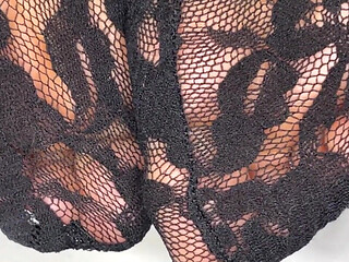Lace Nylon French Pedicure
