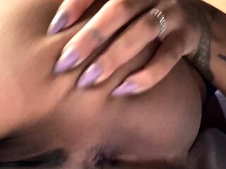 Close up ass creaming