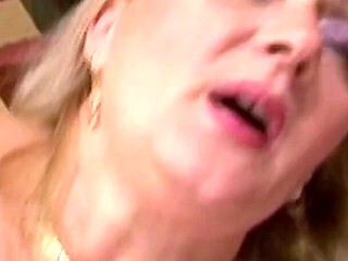 Blonde BBW mature gets fucked in the ass by step son