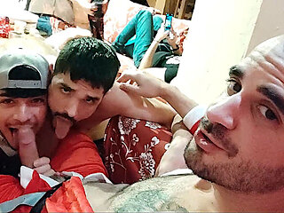 The Good Boys Give a Blowjob to Santa