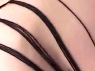 Horny brunette gets pounded from behind