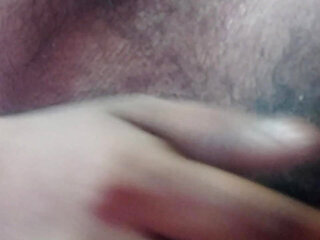 Playing, fucking & cumshot with my hairy penis