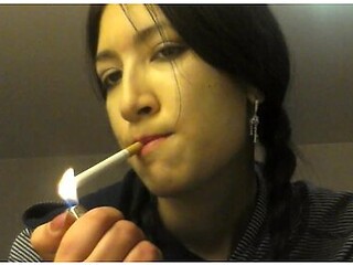 Asian Teen Smoking Shows Ass & Pussy - Liz Lovejoy Lizlovejoy