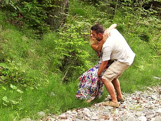 Young German couple enjoys outdoor fucking wherever they go - more scenes of their sex