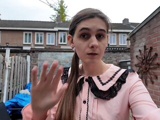 Sissy Trans Girl Caged in Chastity Belt Endures Rough Hard Anal Pounding Compilation