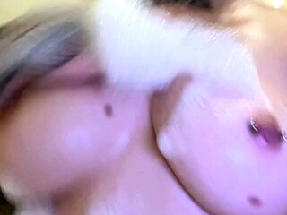 Big boobs milf masturbates with her dildo