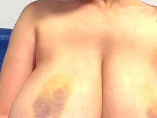 Watch Me Milk My Huge Tits