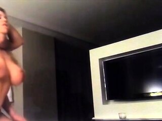 Blonde Natasha Marley with big boob