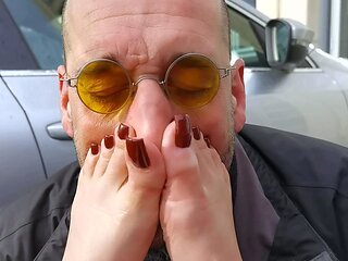 Hot femdom chicks foot fetish